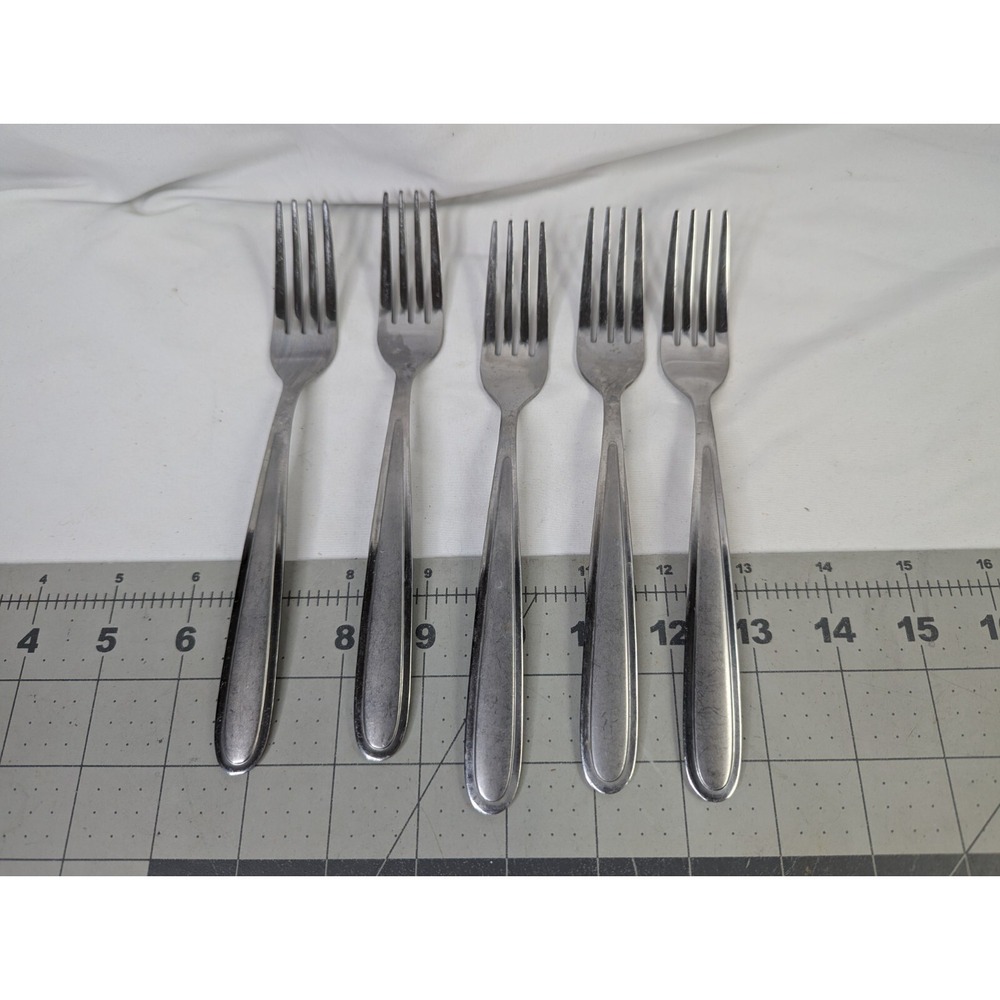 Oneida Peninsula Castle Jordan Laura Dinner Forks‎ Lot of 5